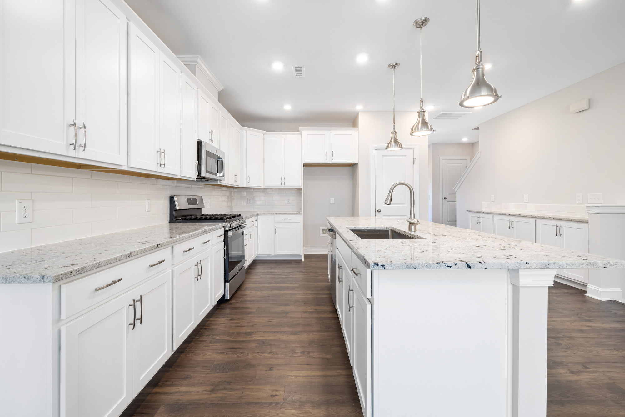 White Kitchen Cabinet and Sink